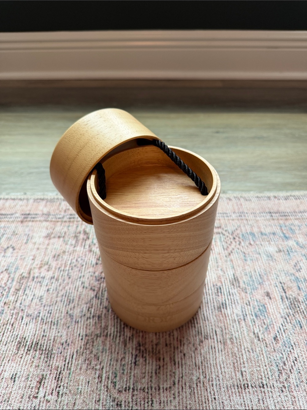 Dior Stackable Wooden Storage Container - Picture 2 of 2